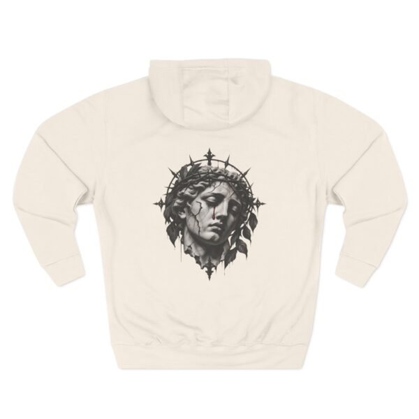 10082896399191620029_2048.jpeg Crowned in Silence Statue Graphic Fleece Hoodie by VX MERCH