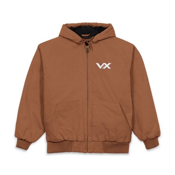 VX Essential Heavyweight Duck Cloth Hooded Work Jacket by VX MERCH