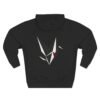 Fractured Instinct Geometric Fox Graphic Fleece Hoodie by VX MERCH