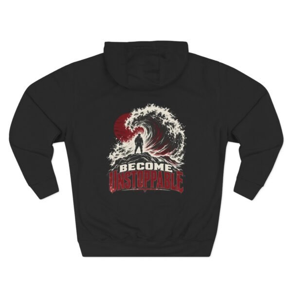 Become Unstoppable Wave Graphic Fleece Hoodie by VX MERCH