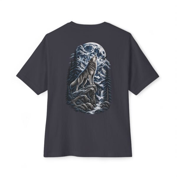10808132262777623048_2048.jpeg Moon Howl Boxy Tee – Oversized Wolf Nature Graphic T-Shirt by VX MERCH