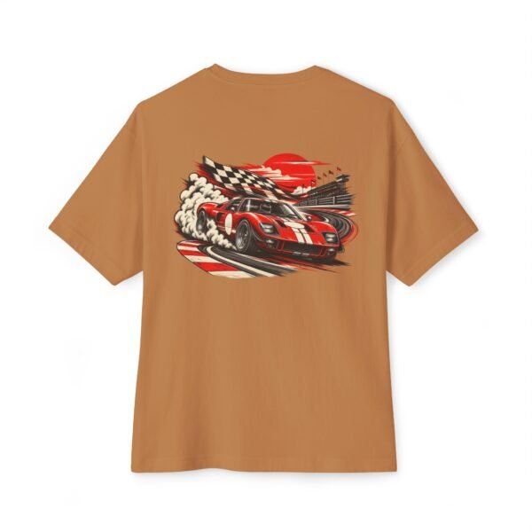 10939552752518319260_2048.jpeg Redline Vintage Racing Boxy Tee – Oversized Retro Car Graphic T-Shirt