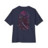 Neon Ronin — Oversized Black Cyber Samurai Graphic Tee by VX MERCH