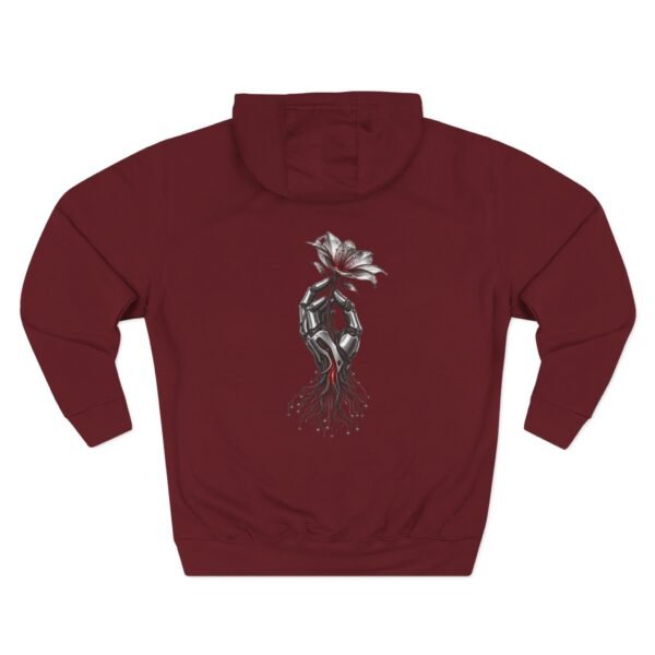 11065528625146031776_2048.jpeg Bloom Beyond Ruin Gothic Heart Graphic Fleece Hoodie by VX MERCH