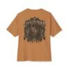 The Locked Garden — Oversized Black Botanical Graphic Tee by VX MERCH