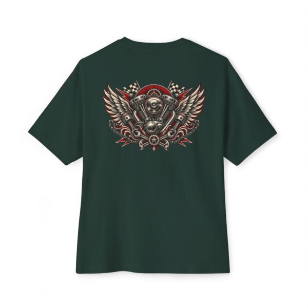 11081080637877085216_2048.jpeg Iron Wings Vintage Boxy Tee – Oversized Biker Graphic T-Shirt