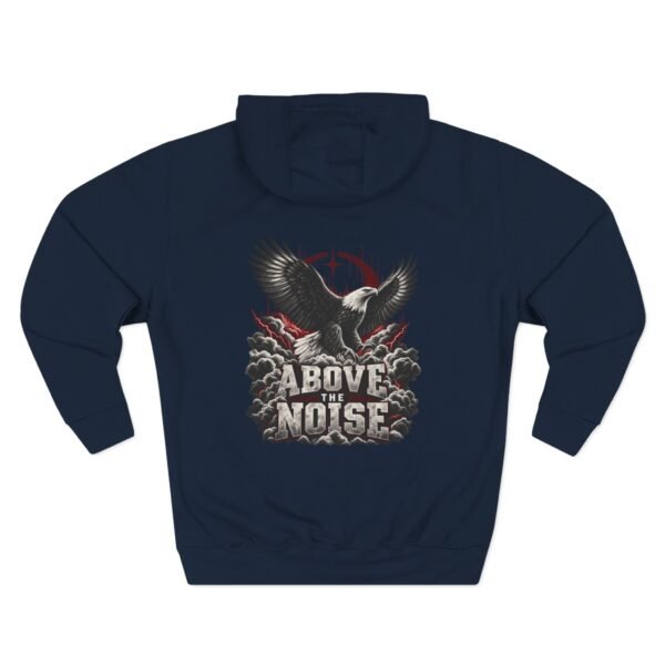 Above the Noise Eagle Graphic Fleece Hoodie by VX MERCH