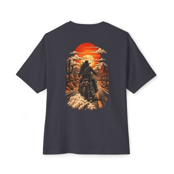 11905732591852708455_2048.jpeg Desert Rider Vintage Boxy Tee – Oversized Motorcycle Graphic T-Shirt