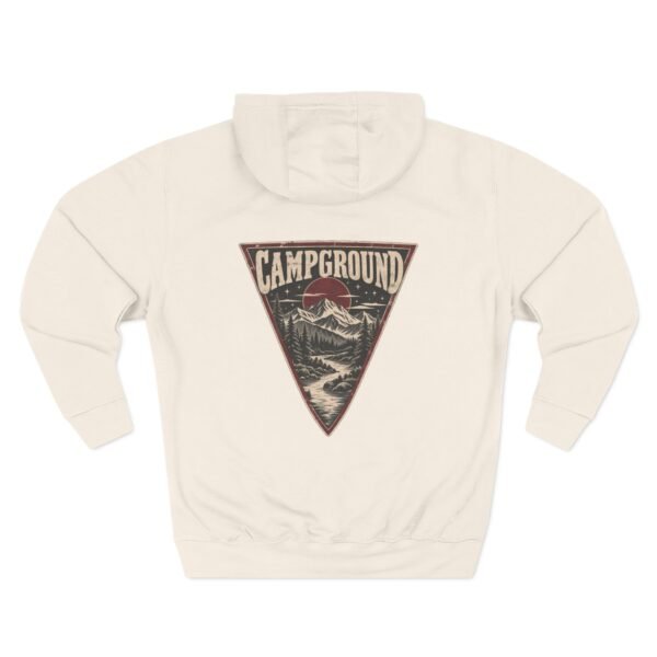 12016949657491855971_2048.jpeg Campground Escape Hoodie — Vintage Outdoor Adventure Graphic by VX MERCH