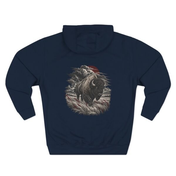 Mountain Bison Hoodie — Nature Streetwear by VX MERCH