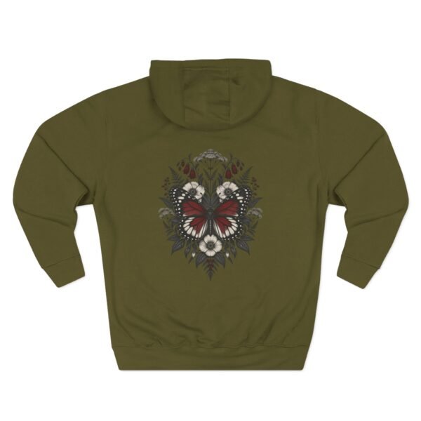 Crimson Wings Butterfly Hoodie — Nature Streetwear by VX MERCH