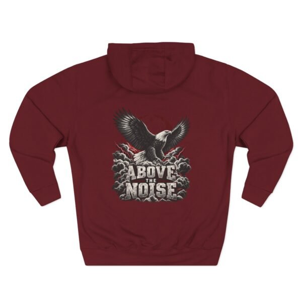 Above the Noise Eagle Graphic Fleece Hoodie by VX MERCH