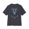 Synthetic Oracle — Oversized Black Cybernetic Graphic Tee by VX MERCH