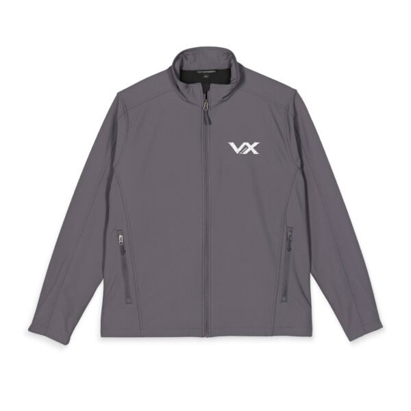 Embroidered VX Logo Soft Shell Jacket by VX MERCH
