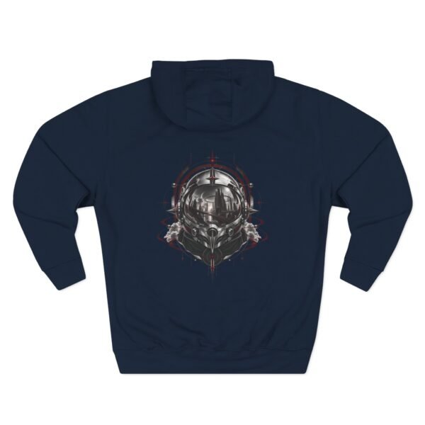 12582826714192496446_2048.jpeg Crimson Sentinel Gothic Knight Graphic Fleece Hoodie by VX MERCH