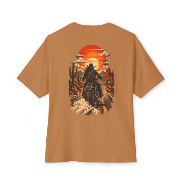 12631820138359847735_2048.jpeg Desert Rider Vintage Boxy Tee – Oversized Motorcycle Graphic T-Shirt