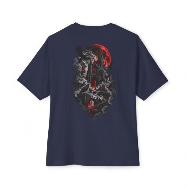 Eclipse Citadel — Oversized Black Gothic Graphic Tee by VX MERCH