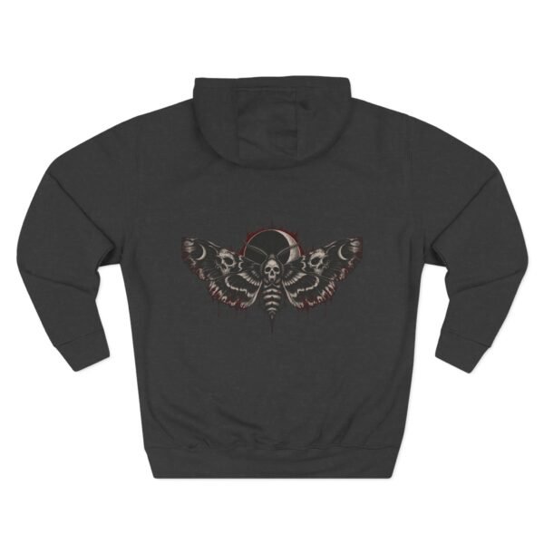 12757450770856266389_2048.jpeg Blood Moon Death Moth Graphic Fleece Hoodie by VX MERCH