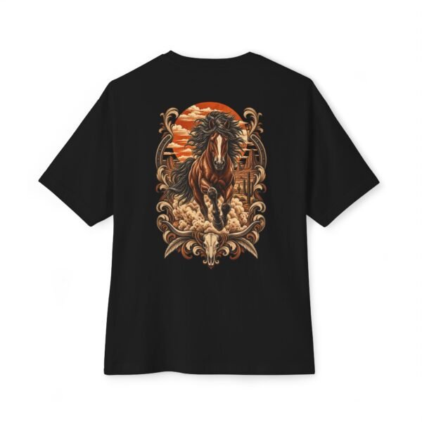 12761162492117727290_2048.jpeg Wild Stallion Vintage Boxy Tee – Oversized Western Horse Graphic T-Shirt
