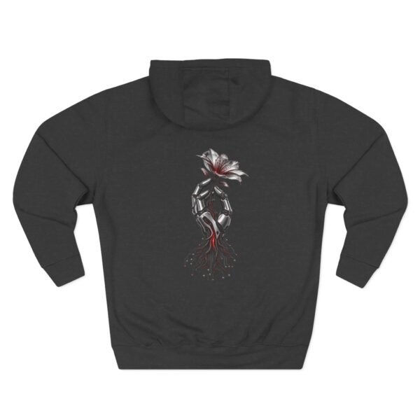 12869938585193623463_2048.jpeg Bloom Beyond Ruin Gothic Heart Graphic Fleece Hoodie by VX MERCH