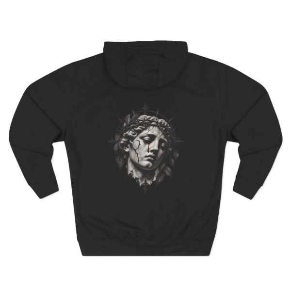 12894698221845331112_2048.jpeg Crowned in Silence Statue Graphic Fleece Hoodie by VX MERCH