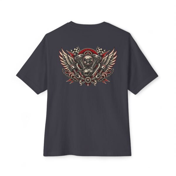 1291351359613195158_2048.jpeg Iron Wings Vintage Boxy Tee – Oversized Biker Graphic T-Shirt