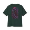 Neon Ronin — Oversized Black Cyber Samurai Graphic Tee by VX MERCH