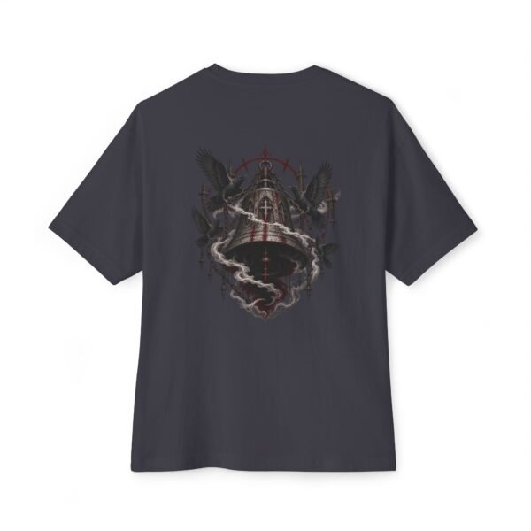 12962931632748504181_2048.jpeg Ritual Gate — Oversized Black Occult Architecture Graphic Tee by VX MERCH