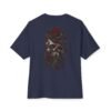 Dead Roses — Oversized Black Skull & Rose Graphic Tee by VX MERCH