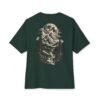 Moonlit Wilderness Boxy Tee – Oversized Mountain Forest Nature Graphic T-Shirt  Description by VX MERCH