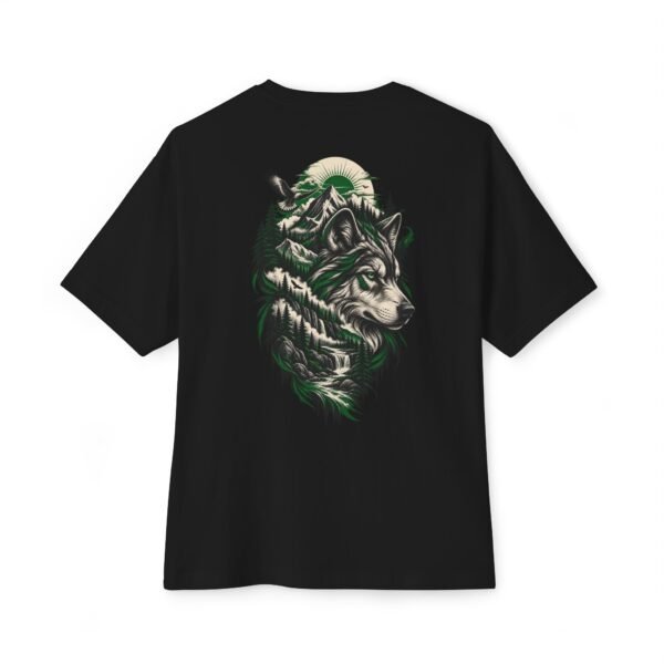 134447618029099273_2048.jpeg Wild Spirit Boxy Tee – Oversized Wolf Nature Graphic T-Shirt