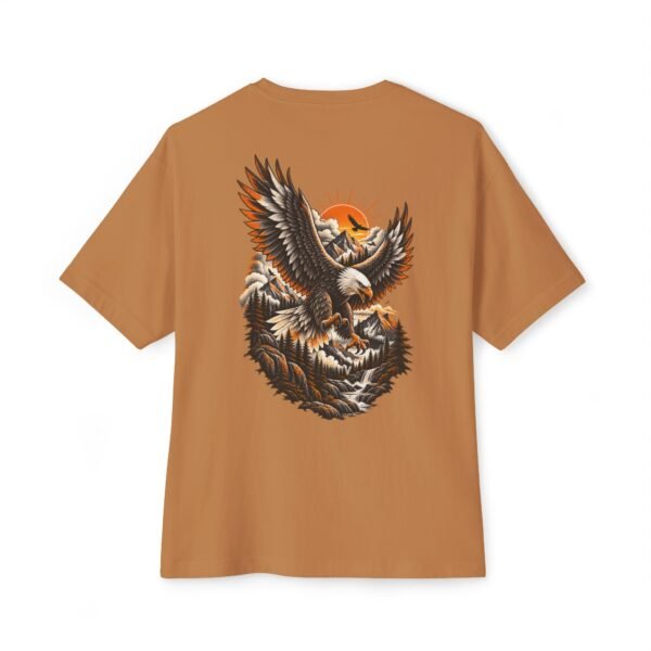 Wild Horizon Boxy Tee – Oversized Eagle Mountain Nature Graphic T-Shirt