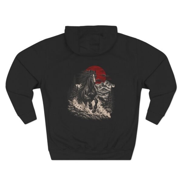 13627078876833787493_2048.jpeg Crimson Mountain Horse Hoodie — Nature Streetwear by VX MERCH