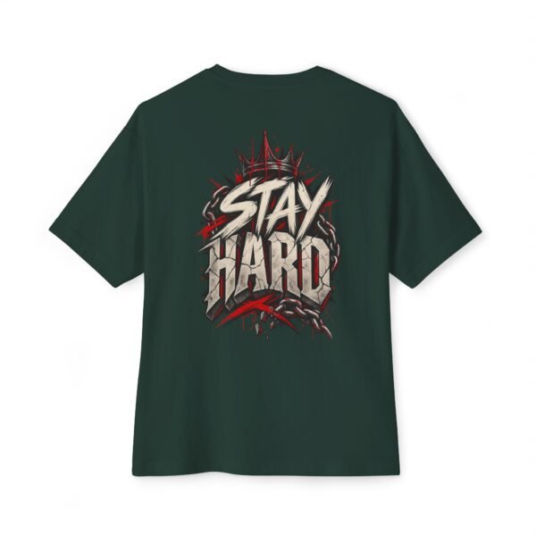 13721089763546557961_2048.jpeg Stay Hard Motivation Oversized Graphic Tee by VX MERCH