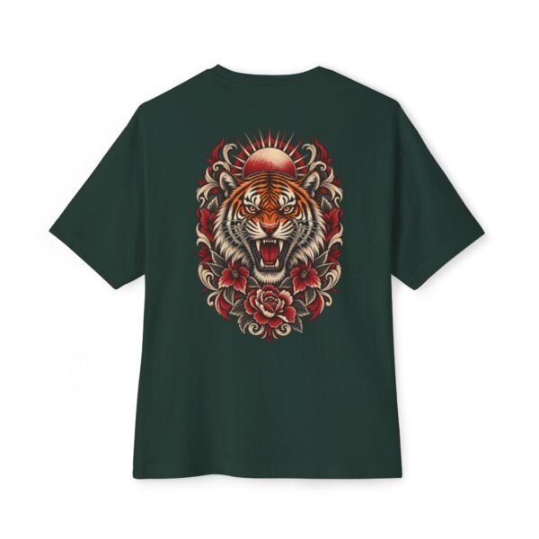 Wild Roar Vintage Boxy Tee – Oversized Tiger Graphic T-Shirt