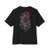 Eclipse Citadel — Oversized Black Gothic Graphic Tee by VX MERCH