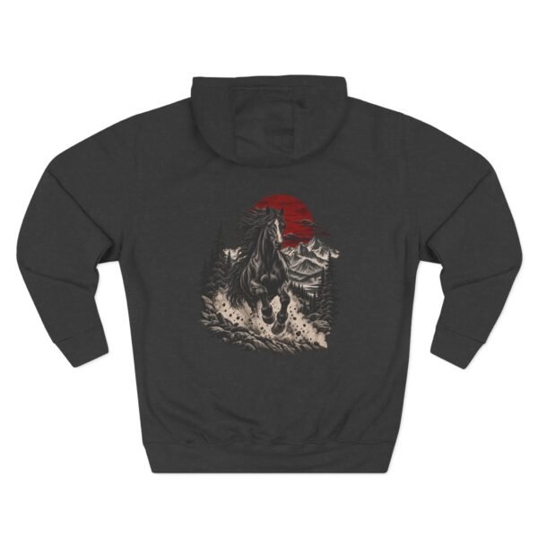 13898456554729601089_2048.jpeg Crimson Mountain Horse Hoodie — Nature Streetwear by VX MERCH