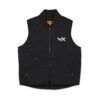 Washed Duck Cloth Work Vest — Embroidered VX Chest Logo by VX MERCH
