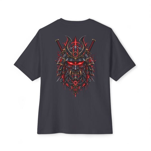 13990696160663297134_2048.jpeg Shogun Protocol — Oversized Black Cyber Samurai Graphic Tee by VX MERCH
