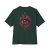 14001238507323314061_2048.jpeg Sentinel Eye — Oversized Black Red Cyber Graphic Tee by VX MERCH
