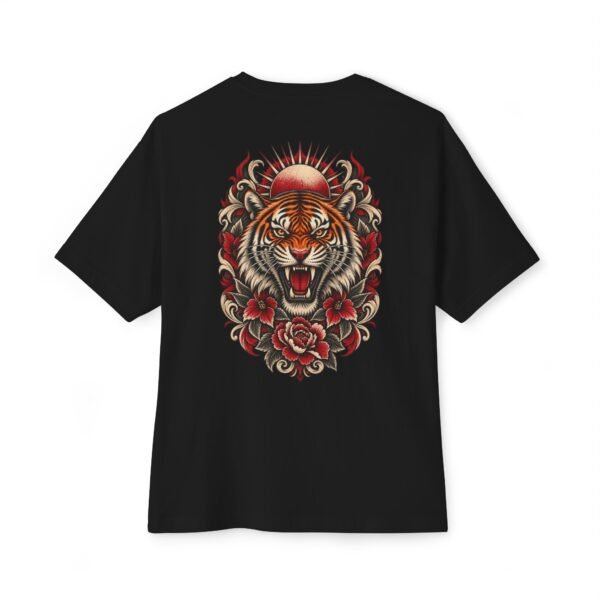 Wild Roar Vintage Boxy Tee – Oversized Tiger Graphic T-Shirt