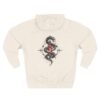 14341613580462377158_2048.jpeg Crimson Coil Gothic Serpent Graphic Fleece Hoodie by VX MERCH