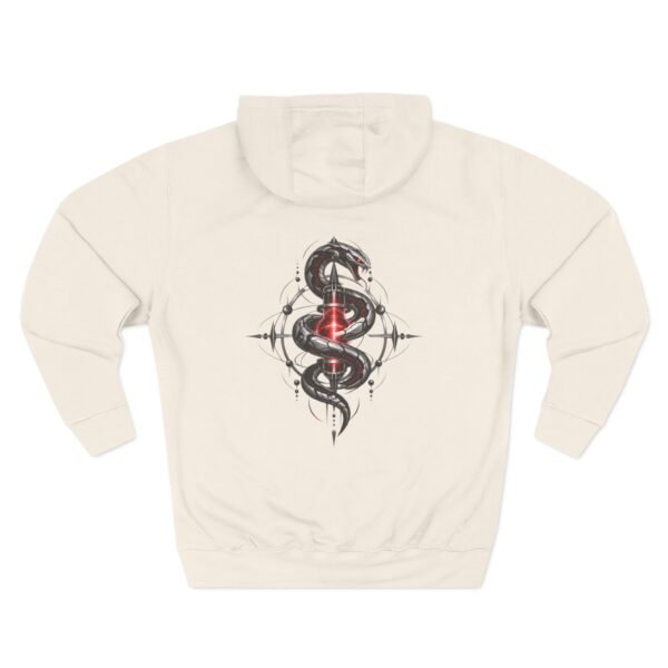 14341613580462377158_2048.jpeg Crimson Coil Gothic Serpent Graphic Fleece Hoodie by VX MERCH