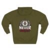 Never Drift Compass Graphic Fleece Hoodie by VX MERCH