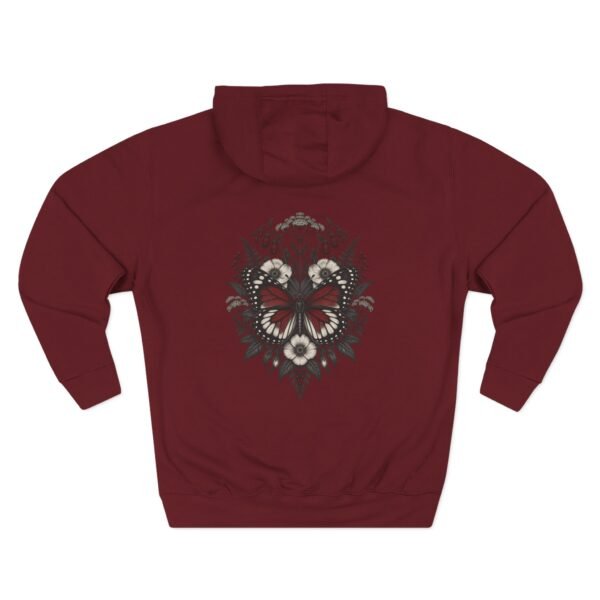 Crimson Wings Butterfly Hoodie — Nature Streetwear by VX MERCH