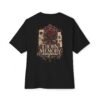 14561033225772794366_2048.jpeg Thorn Memory — Oversized Black Gothic Rose Graphic Tee by VX MERCH