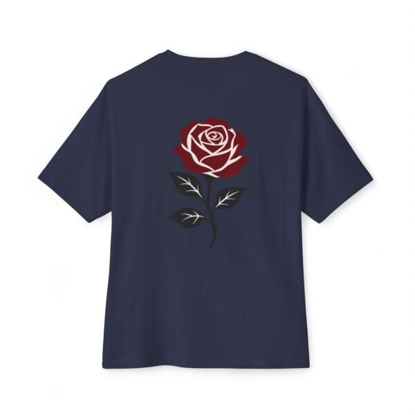 14654747389621154769_2048.jpeg Scarlet Bloom — Oversized Black Minimal Rose Graphic Tee by VX MERCH