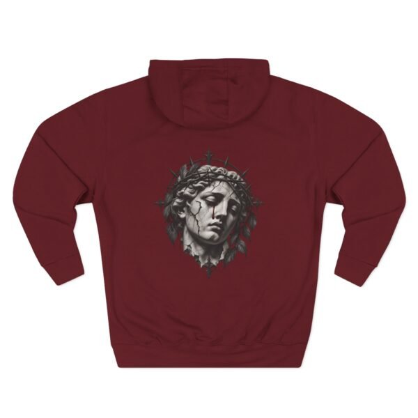 14674397954178088265_2048.jpeg Crowned in Silence Statue Graphic Fleece Hoodie by VX MERCH