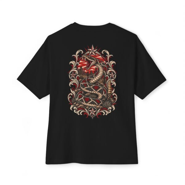 Desert Viper Vintage Boxy Tee – Oversized Snake Graphic T-Shirt