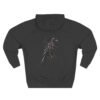 Crimson Omen Raven Gothic Graphic Fleece Hoodie by VX MERCH